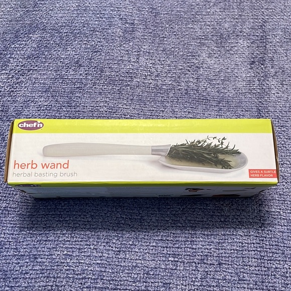 Chef’n Herb Wand Herbal Basting Brush Wand and  Ceramic Tray Williams & Sonoma. - Picture 6 of 12